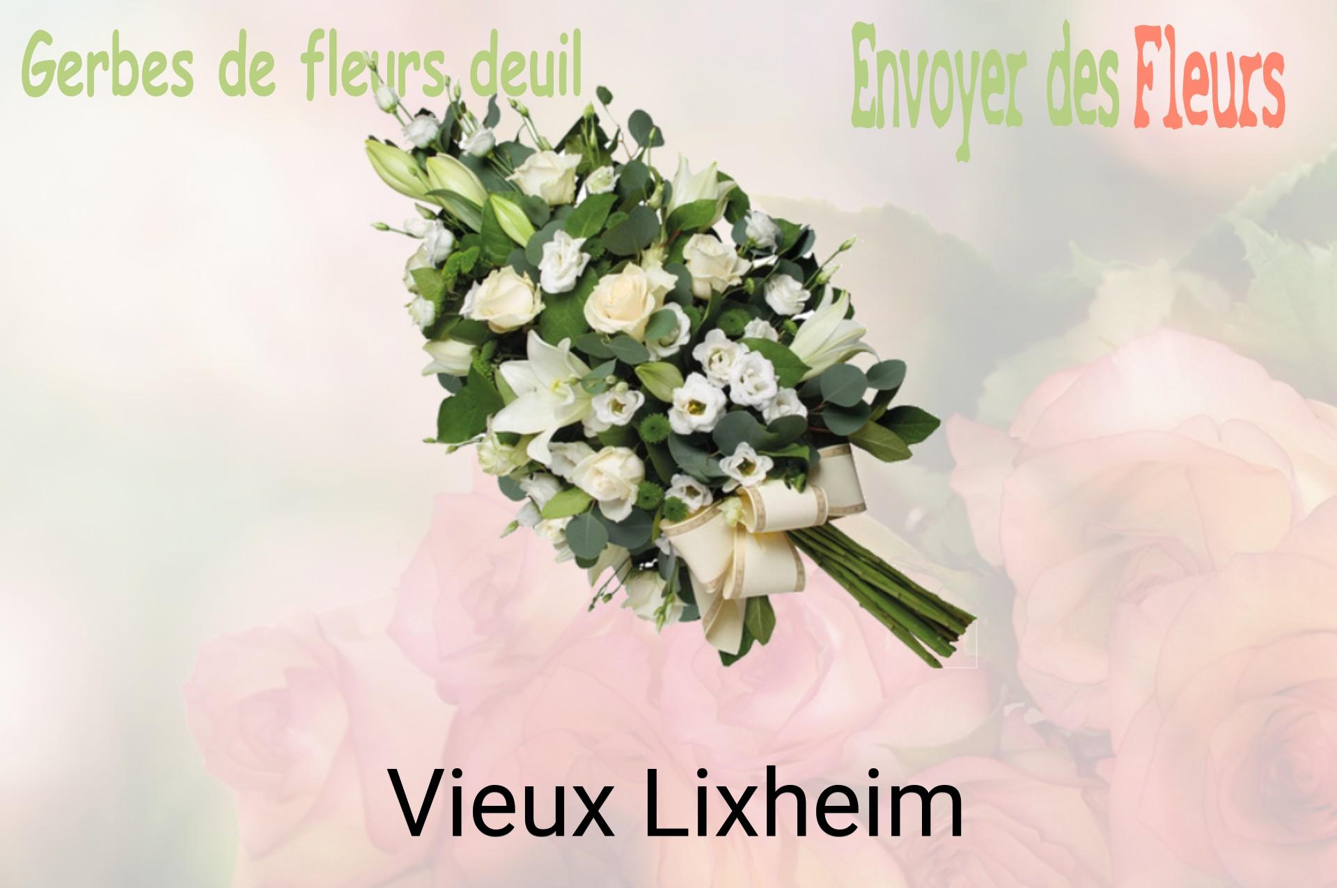 Gerbe de fleurs de deuil livrée à Vieux-Lixheim